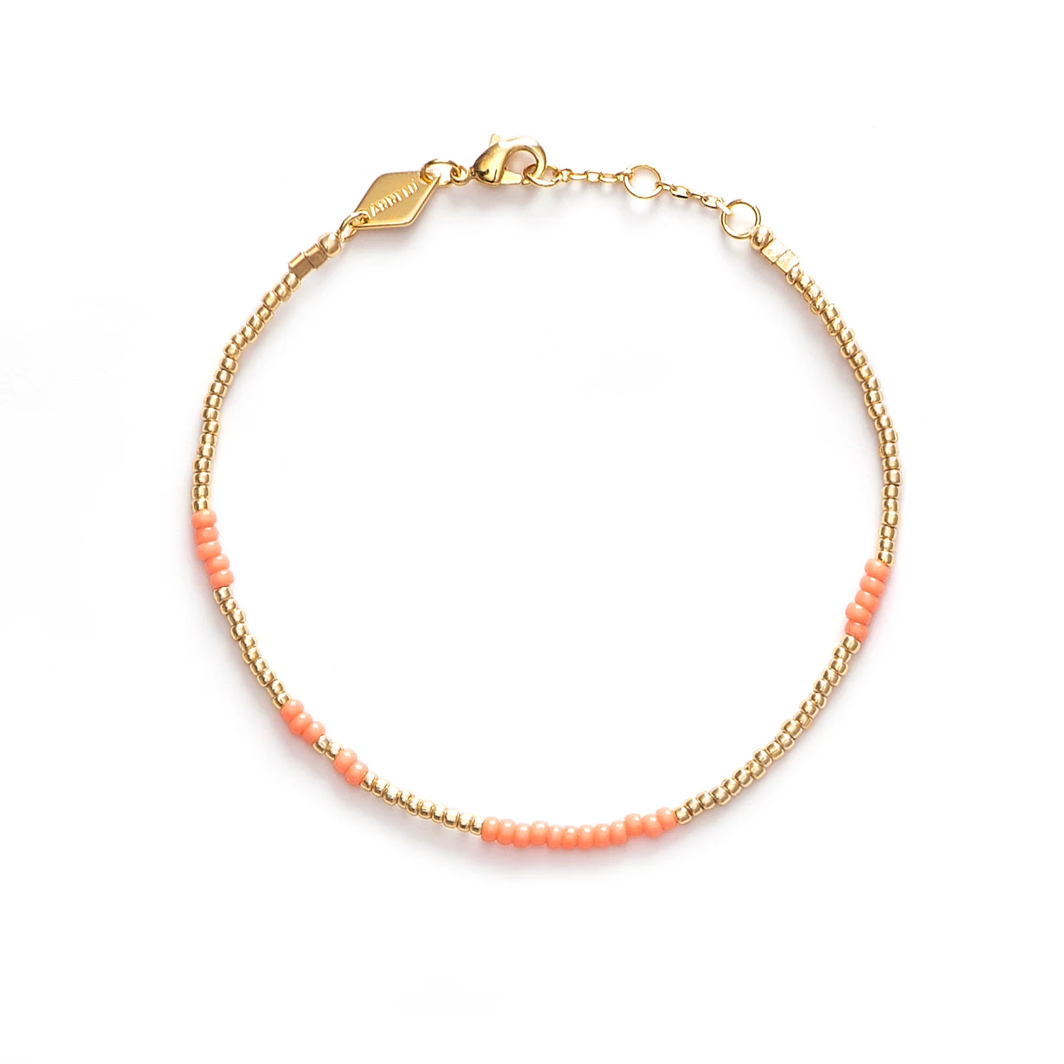 Asym Bracelet Peach Armbånd